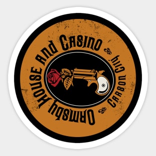 Retro Vintage Ormsby House Casino Sticker